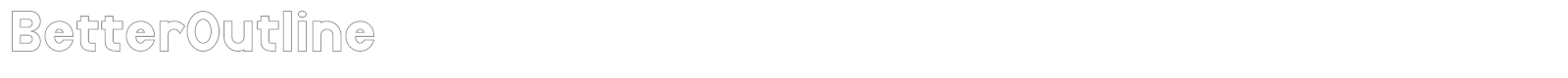 Better Outline font preview